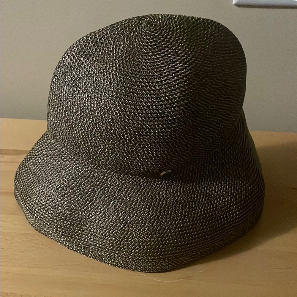 Eric Javits Brown Woven Squishee Hat